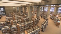 行政と民間の手によって「泊まれる図書館」に再生した旧上野市庁舎　三重県伊賀市