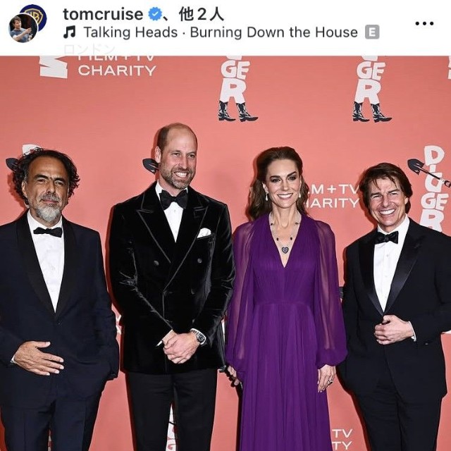 トム・クルーズのインスタグラム＠tomcruiseより