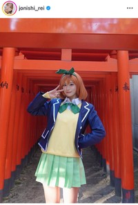 上西怜インスタグラム＠jonishi_reiより