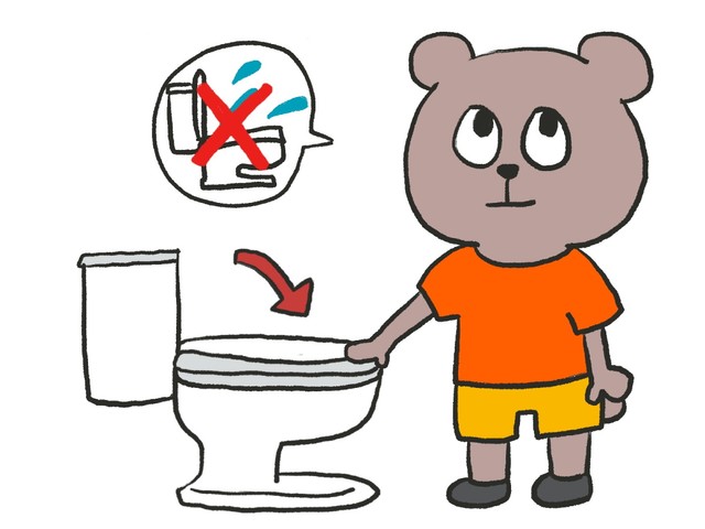 トイレを流す際の「フタ」はどのようにしていますか？　※画像はイメージです（illustAC）
