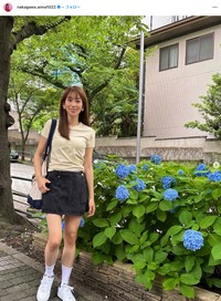 中川安奈さん「カジュアル服すきです！」（本人のインスタグラムから）