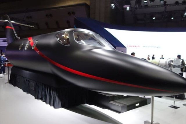 ホンダの小型ビジネスジェット機「HondaJet Elite II」の機体