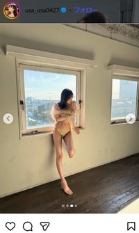 宇咲のインスタグラム＠usa_usa0427より