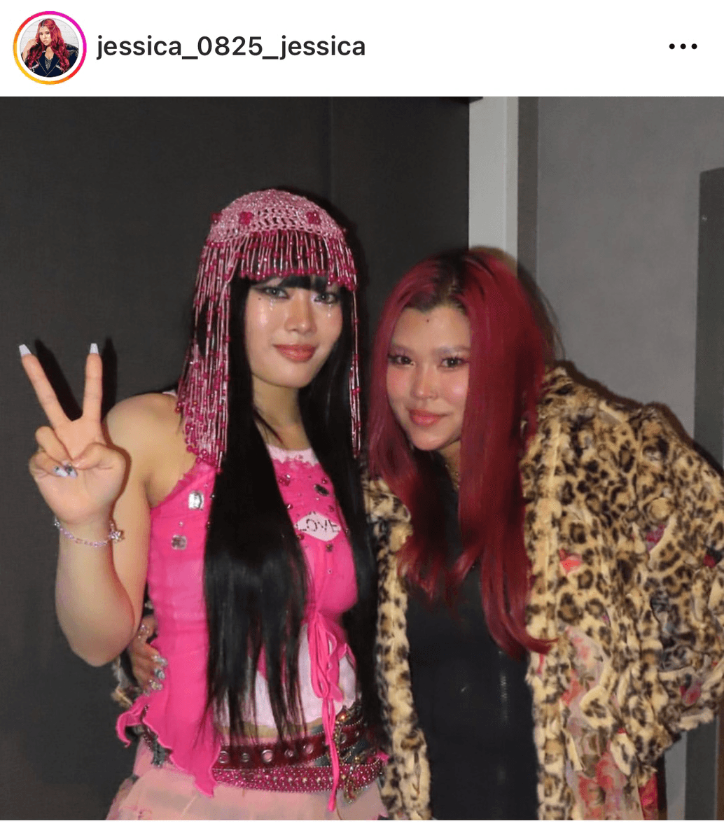 ジェシカ (@jessica_0825_jessica)さんのインスタグラムより