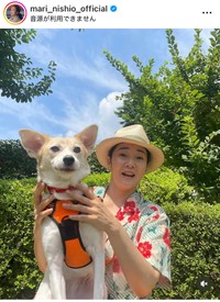 西尾まりインスタグラム＠mari_nishio_officialより