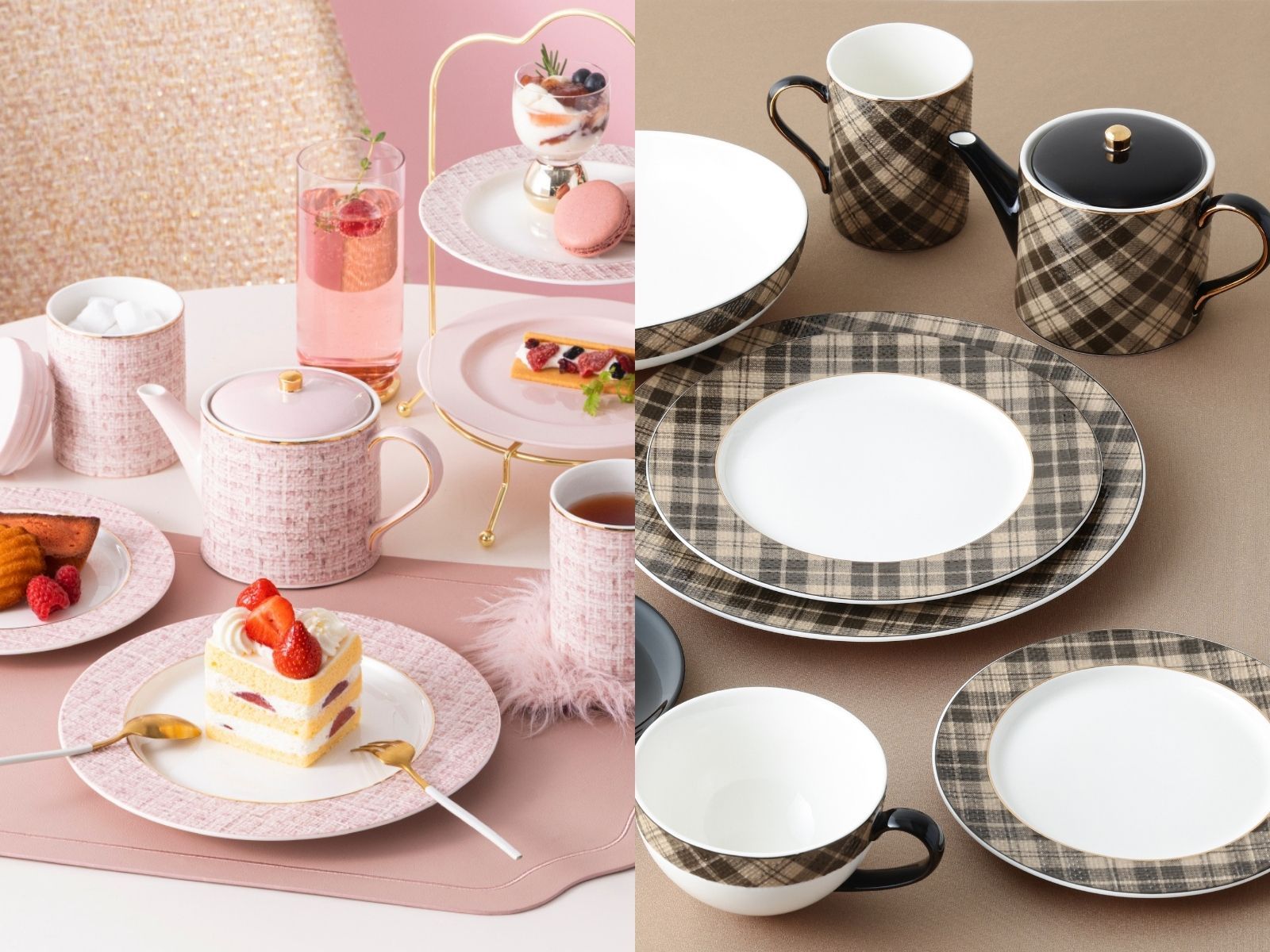 食器まで秋服みたい！【フランフラン新作】タータンチェック＆ツイード