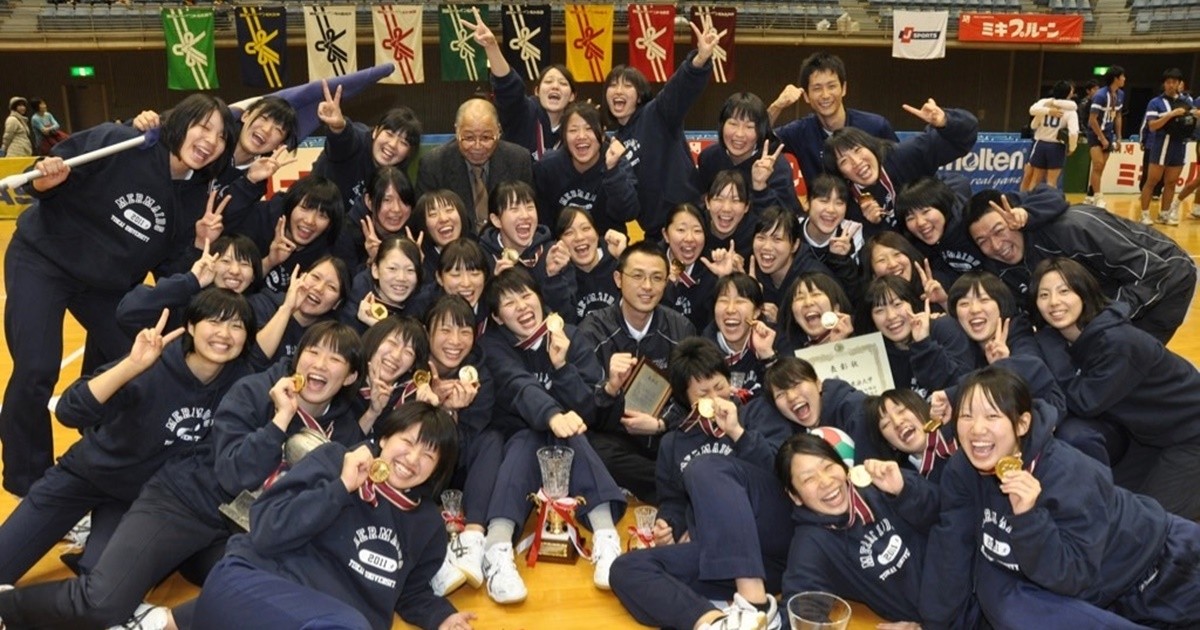 バレー - スター軍団の中でキラリと輝く一般入部組、練習も学生主体