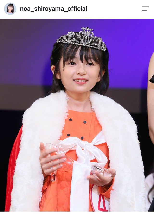 白山乃愛（@noa_shiroyama_official）さんのインスタグラムより