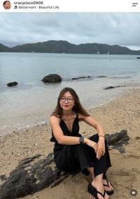 CRAZY COCOさん「本日、奄美大島で40歳を迎えました」（本人の公式インスタグラムから）