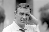 「007は二度死ぬ」撮影中のショーン・コネリー=1966年