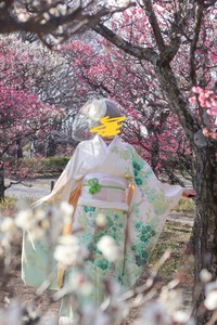 普段から和洋折衷のコーディネートを楽しむ／小紅さん（@kobenibiyori）提供