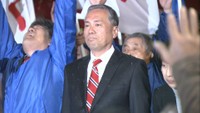 岡山・津山市長選　新人の谷口さん現職を破り初当選