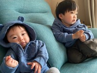 神奈川に引っ越したときの、長男くんと次男くん（提供：＠fjen_a08さん）
