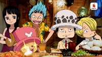 ワンピース×menuコラボ第2弾「子ども達のパーティ編」(C)尾田栄一郎／集英社・フジテレビ・東映アニメーション