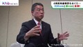 khbのインタビューに答える村井宮城県知事