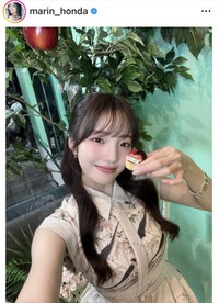 本田真凜のインスタグラム＠marin_hondaより
