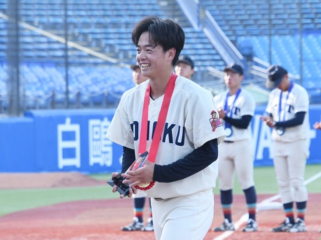 野球 - 北海学園大・工藤泰己「消去法」で投手に転向してから、最速159