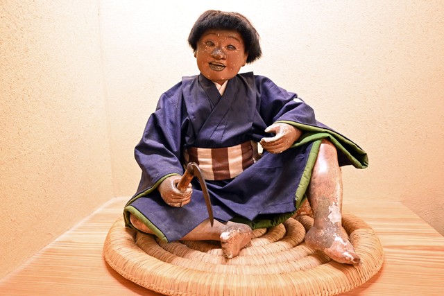 初代桝屋庄五郎が、300年前に制作した『草刈童子』