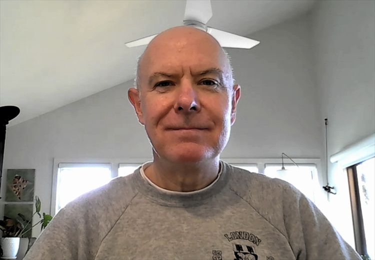 「三つのR」で米国と関税の歴史を理論化したダグラス・アーウィンさん=オンライン取材の画像から