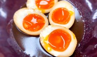 完成した味玉。ラーメン屋からもレシピを教えてほしいと頼まれたそう（提供：麦ライス(シェフ)さん）