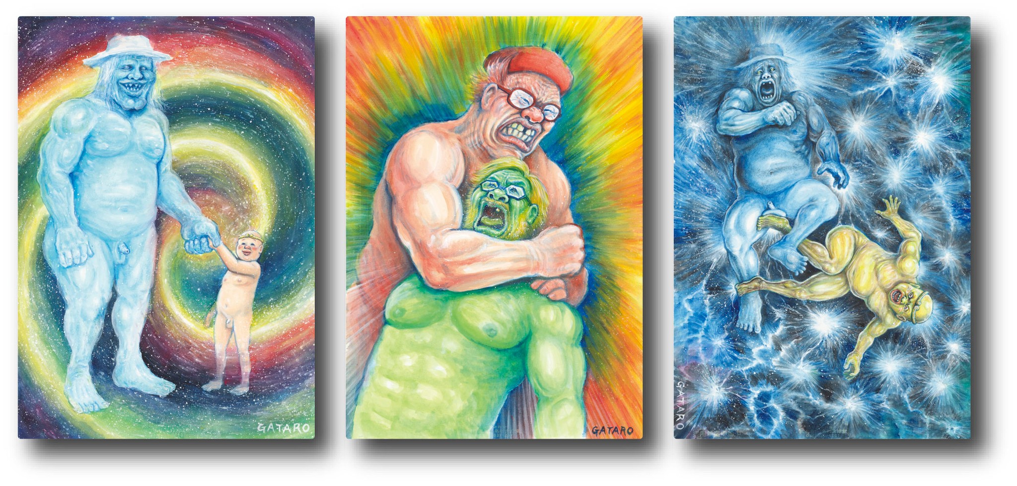 manksy☆gataro展覧会 謎の天才画家 変幻自在作品で圧巻の鑑賞体験を