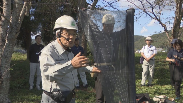 被害拡大防止の講習会　岡山県農林水産総合センター　赤磐市神田沖