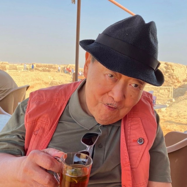 エジプト考古学者の吉村作治さん（本人の公式インスタグラムから）