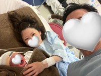 悪性リンパ腫を乗り越え息子を出産／かなさん（@kananan_95）提供