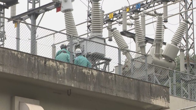 不具合があった備中広瀬変電所　高梁市