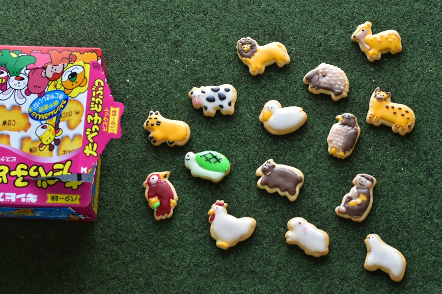 ロングセラーの動物ビスケットをデコったら、ぷっくり可愛いクッキーに