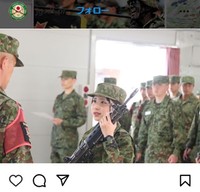 「銃貸与式」=陸上自衛隊のインスタグラム＠jgsdf_prより