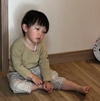 絶望顔の息子さん（画像提供：たかなさん）