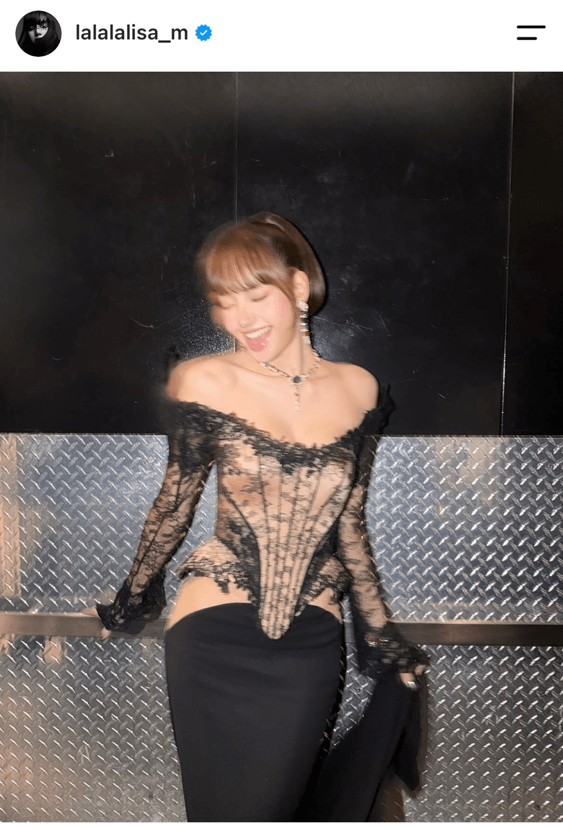 LISA (@lalalalisa_m)さんのインスタグラムより