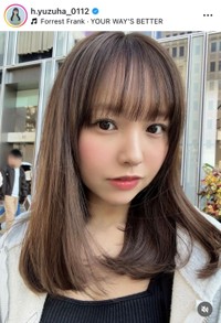 本郷柚巴インスタグラム（＠h.yuzuha_0112）より