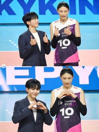 SEVENTEEN・スングァンの公式インスタグラム@pledis_boosより スングァン（左）は、キム・ヨンギョンさんのラストゲームで解説を務めた