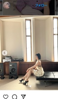 山本美月のインスタグラム＠mizuki_yamamoto_officialより