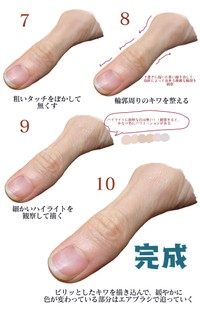 ななさんによる「指メイキング」（画像提供：ななさん）