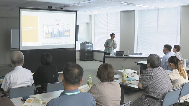 香川県庁で開かれた防災セミナー