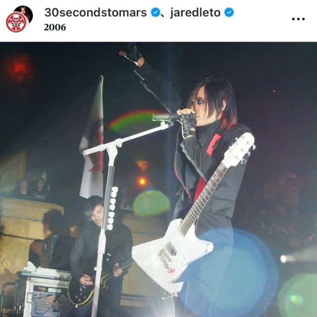 ジャレッド・レトのインスタグラム＠jaredletoより
