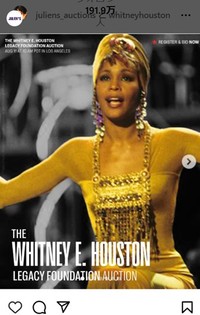 ホイットニー・ヒューストンさんのインスタグラム＠whitneyhoustonより