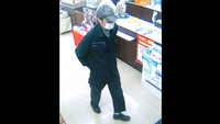 コンビニで刃物を突き付け…強盗未遂犯の写真を公開　岡山市