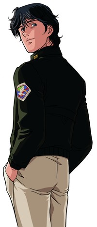 アニメ「銀河英雄伝説」に登場するヤン・ウェンリー。自由惑星同盟側の主人公だ