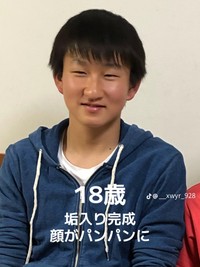 高校生のころのりょうさん／りょうさん（@__xwyr_928）提供