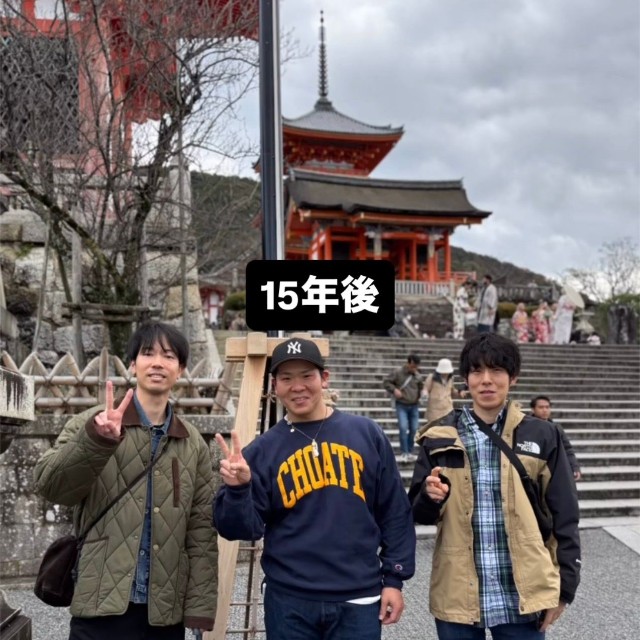 34歳、体重73kgとなり同じ場所で再現撮影した写真／八田 成雄さん（@shigeo1002）提供