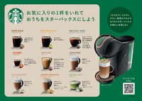 コーヒーメーカーの専用カプセルのフレーバーも豊富にあります！