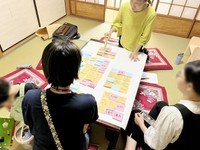 出版プロジェクトの初期「子どもたちに伝えたい大阪の場所」を付箋に書いて検討（画像提供：codomotoままちっち）