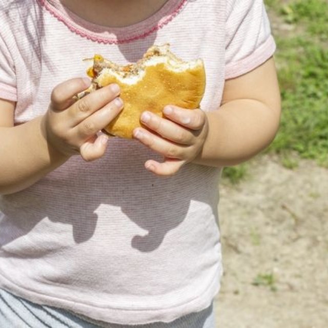 5歳の娘さんの「マクドドナルド」という言い間違いが、ついに「マクドナルド」に直ってしまったことをX
に投稿（photoACより「414PKS」さん撮影、イメージ画像）
