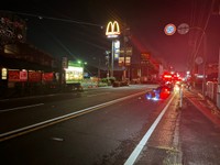 事故があった岡山市の国道250号