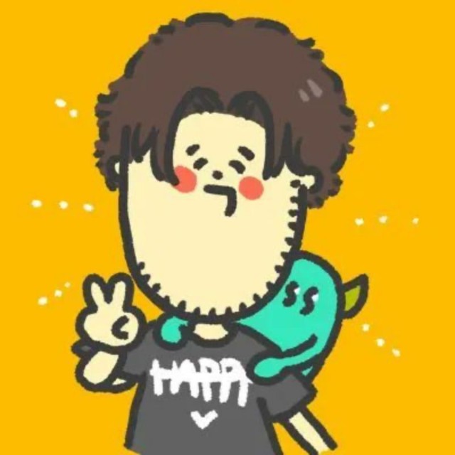 らむね 岡さん自身の似顔絵とオリジナルキャラクター『ヒキコモンスター』（画像提供：らむね 岡さん）