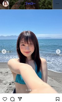 上ノ堀結愛のインスタグラム＠yua.0201より